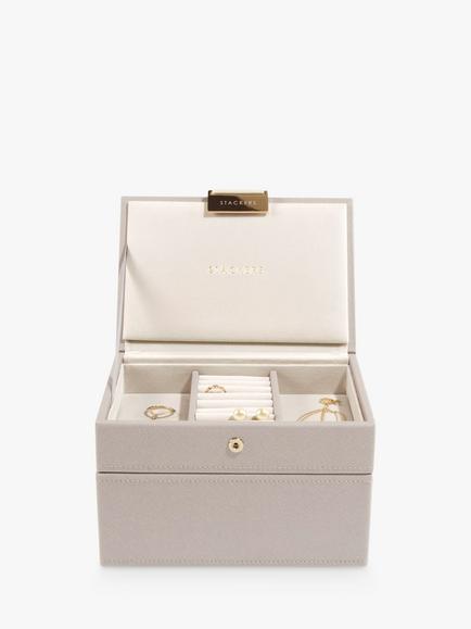 Stackers Mini Jewellery Box, Taupe