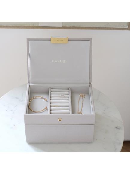 Stackers Mini Jewellery Box - view 2, Taupe
