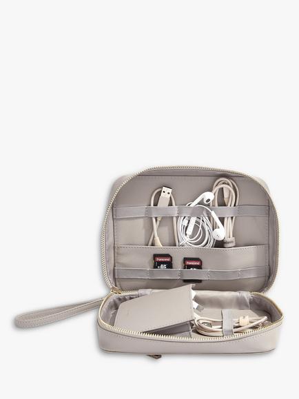 Stackers Cable Tidy Travel Bag, Taupe