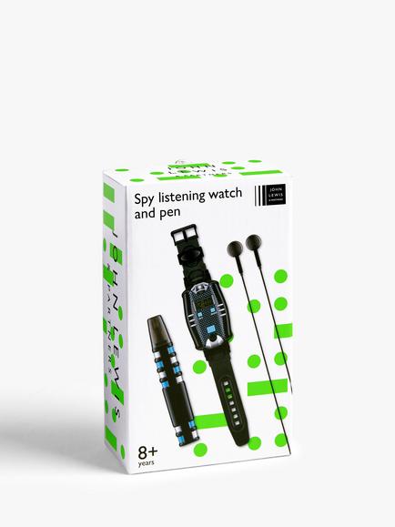 John Lewis & Partners Spy Listening Watch & Pen - view 2, Multi