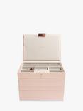 Stackers Classic 4 Layer Jewellery Box, Blush
