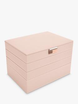 Stackers Classic 4 Layer Jewellery Box - view 2, Blush