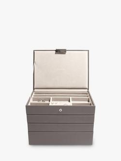 Stackers Classic 4 Layer Jewellery Box, Mink