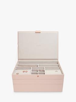 Stackers Supersize Jewellery Box, Blush Pink