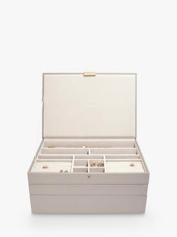 Stackers Supersize Jewellery Box, Taupe