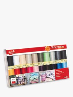 Gütermann creativ Sewing Thread, 100m, Pack of 20, Multi, Multi