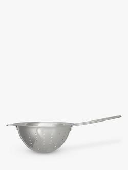 John Lewis Stainless Steel Long Handle Colander, Dia.20cm, 