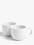 John Lewis Dine Espresso Cups, Set of 2, White, 80ml