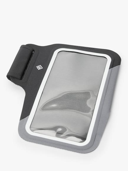 Ronhill Large Phone Armband Pocket, Black/Charcoal, Black/Charcoal
