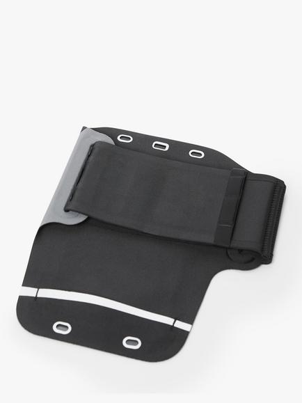 Ronhill Large Phone Armband Pocket, Black/Charcoal - view 2, Black/Charcoal