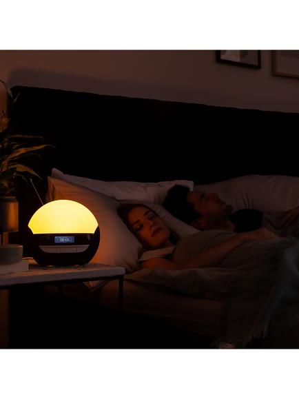 Lumie Bodyclock Luxe 750DAB Wake up to Daylight Table Lamp - view 2, Dark Grey