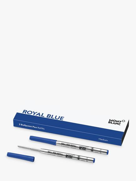 Montblanc Ballpoint Pen Refills, Medium, Pack of 2, Blue, Blue
