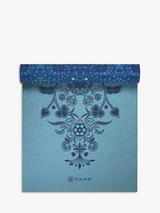 Gaiam Reversible Mystic Sky 6mm Yoga Mat, Blue