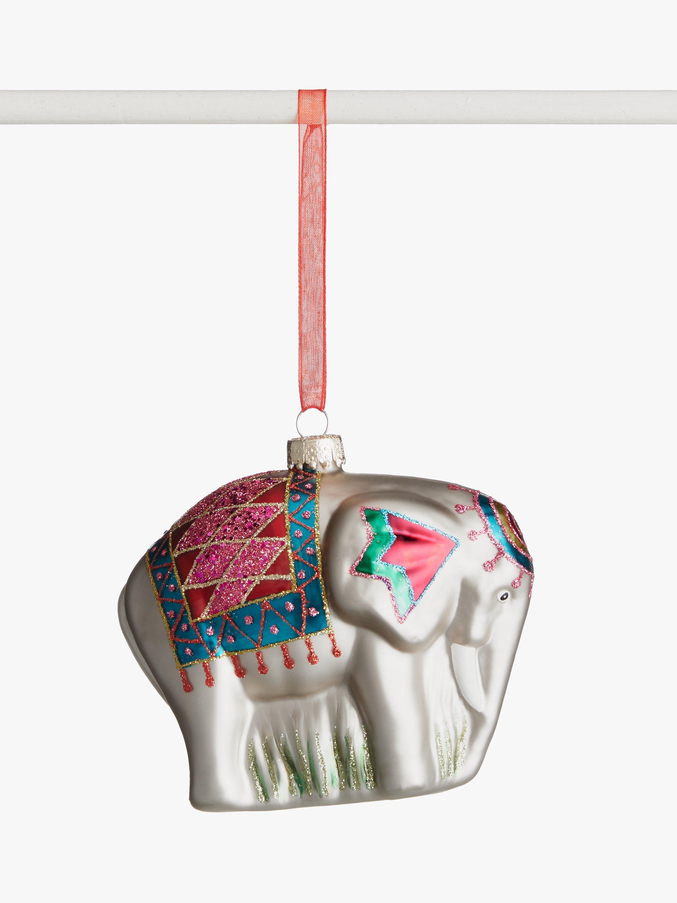 John Lewis & Partners ABC Elephant Bauble, Multi