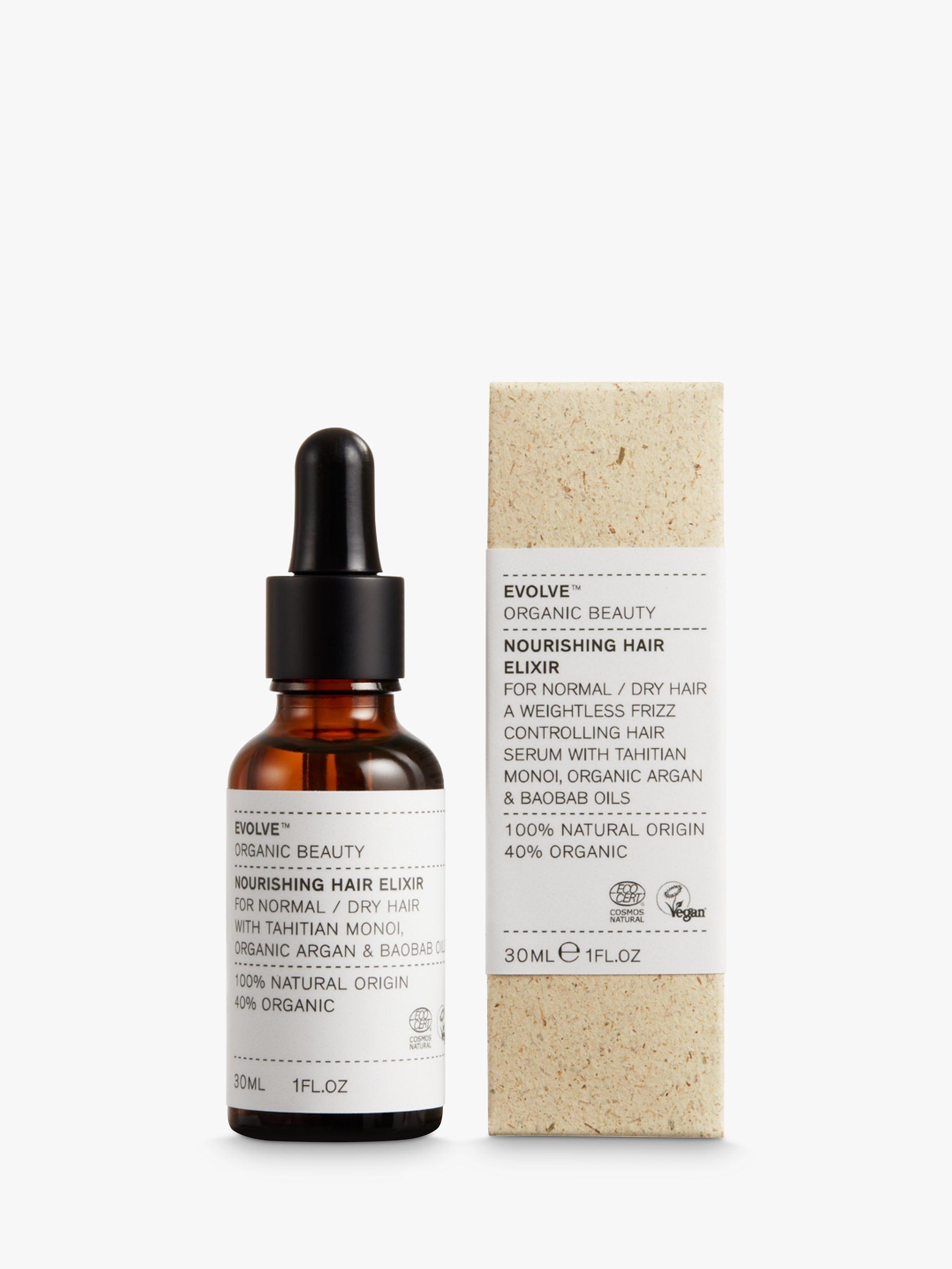 Product image 2 of 2, which shows Evolve Organic Beauty Nourishing Hair Elixir, 30ml
