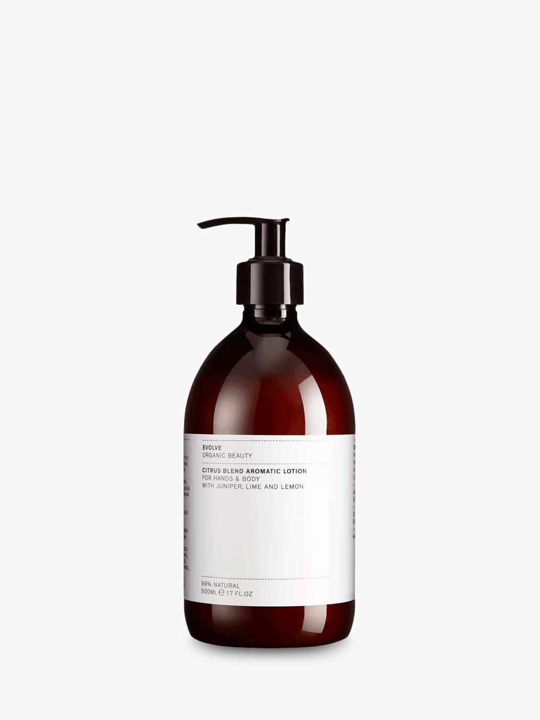 Product image 1 of 2, which shows Evolve Organic Beauty Citrus Blend Aromatic Lotion for Hands & Body, 500ml
