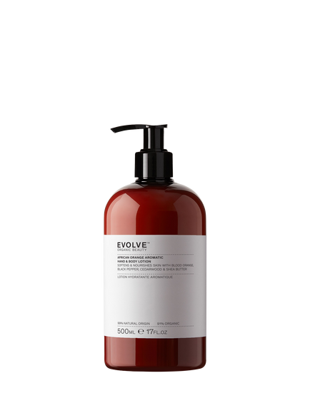 Evolve Organic Beauty African Orange Aromatic Lotion for Hands & Body, 500ml, 