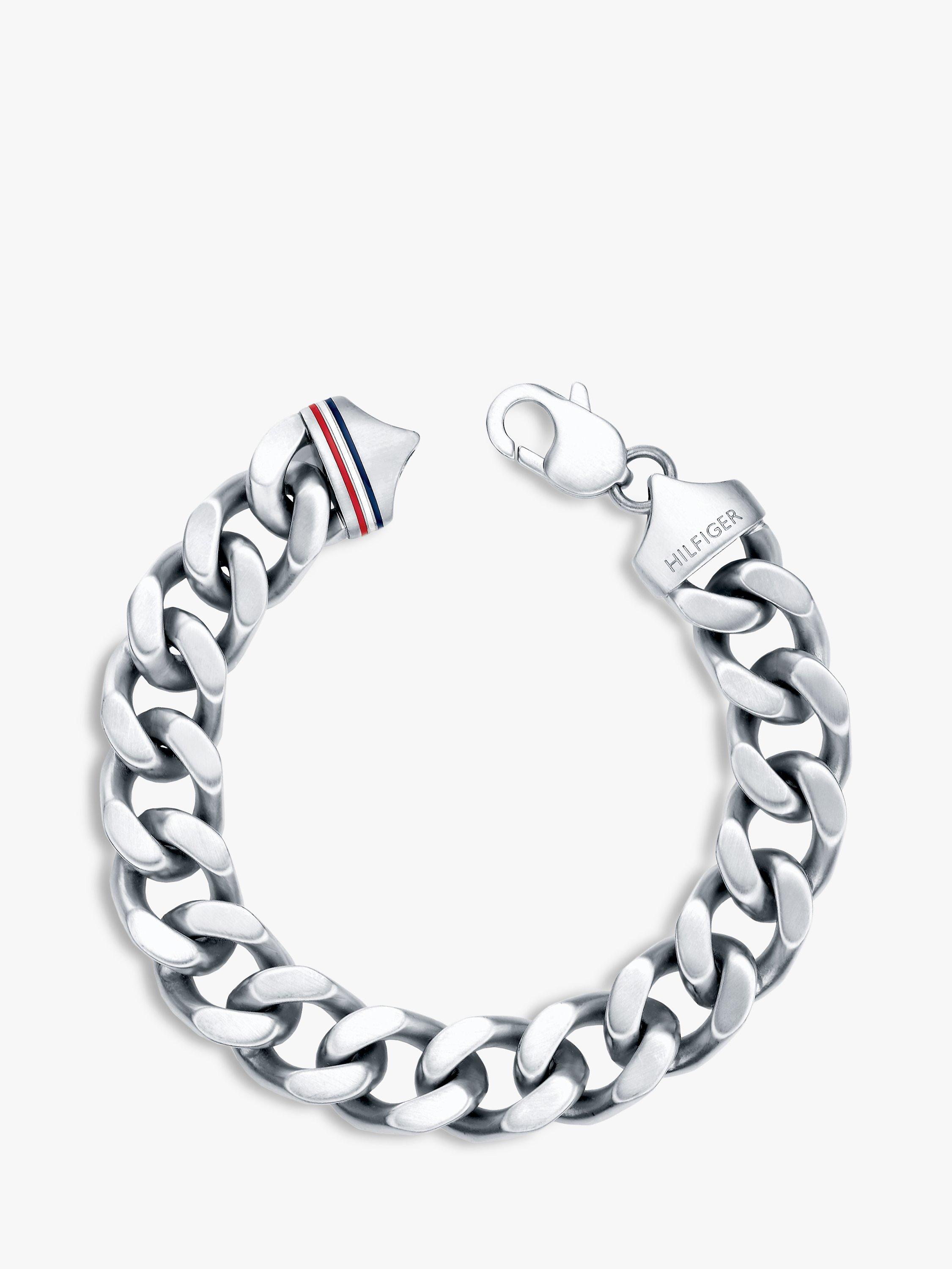 Product image 1 of 2, which shows Tommy Hilfiger Men's Chunky Chain Bracelet, Silver
