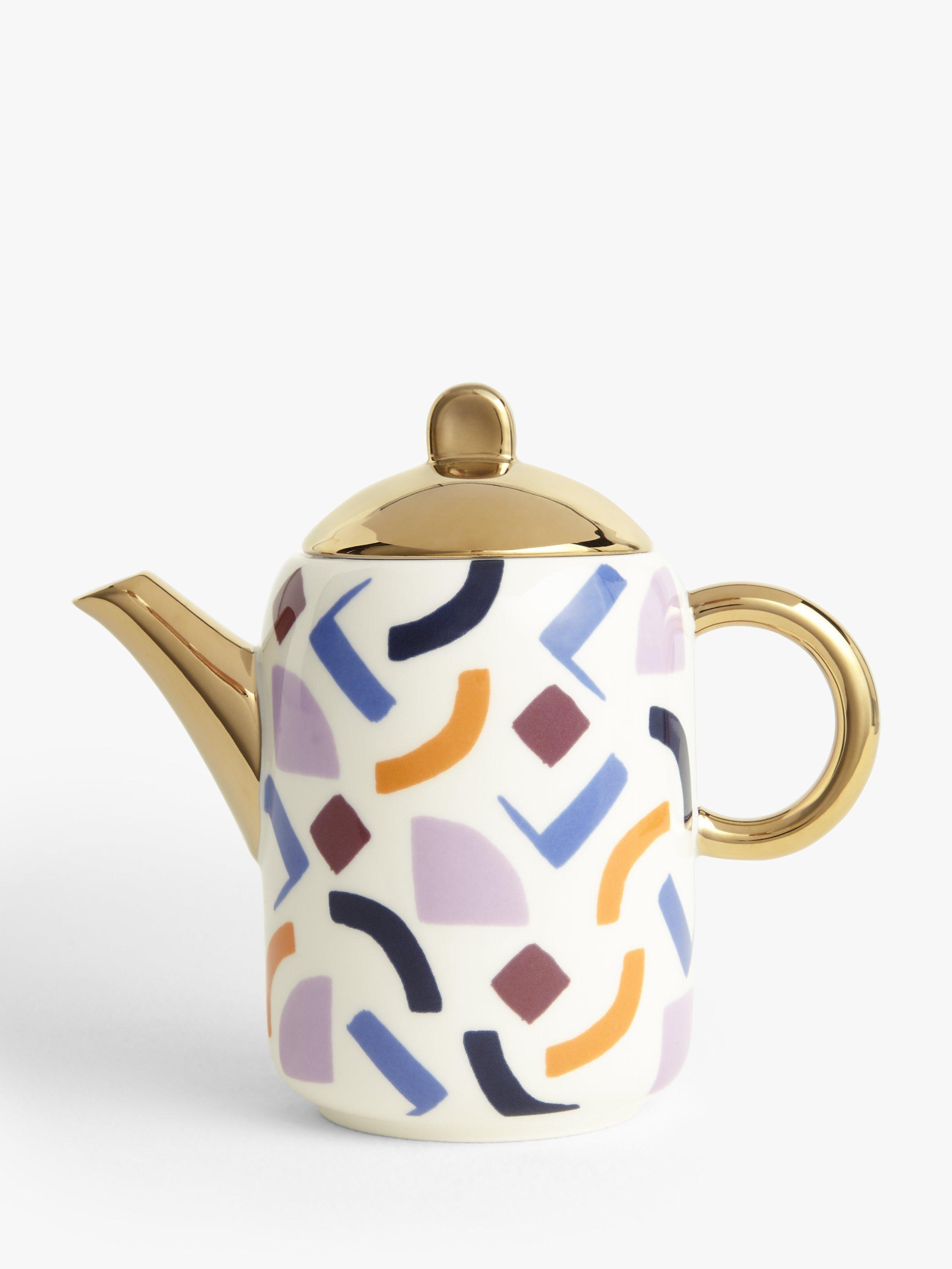 John Lewis & Partners Retro Shapes Teapot, 735ml