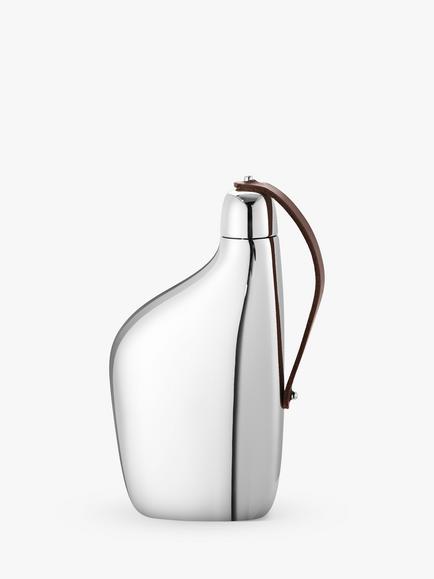 Georg Jensen Sky Hip Flask, 150ml, Silver