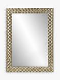 John Lewis Mosaic Wall Mirror, 106 x 75cm, Champagne