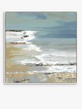 John Lewis Valeria Mravyan 'East Coast I' Framed Canvas Print, 106 x 106cm, Blue/Multi