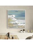 John Lewis Valeria Mravyan 'East Coast I' Framed Canvas Print, 106 x 106cm, Blue/Multi