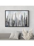 John Lewis Gregory Lang 'East Side' New York Framed Canvas, 86 x 126cm, Grey