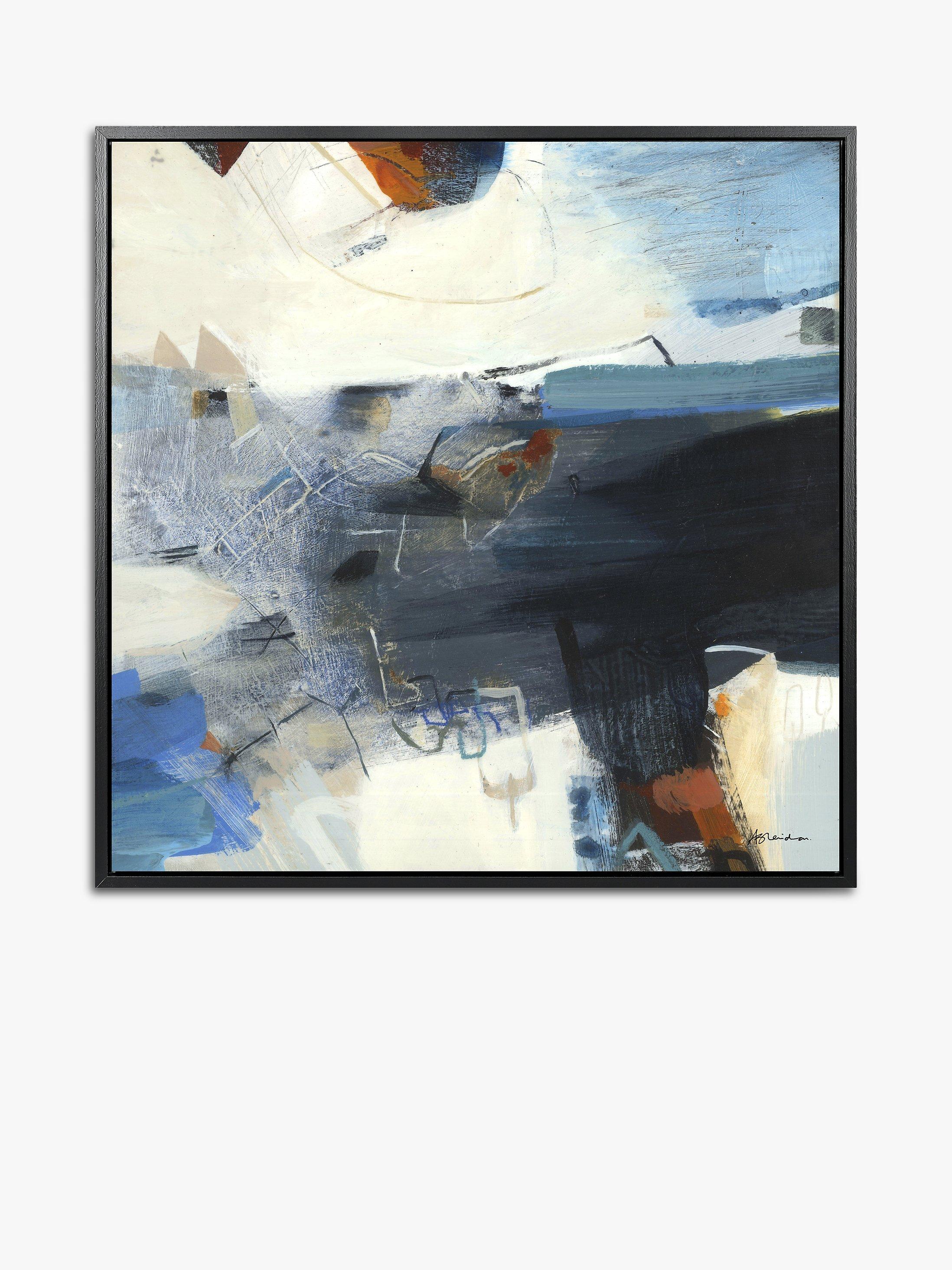John Lewis Alice Sheridan 'Intensity' Framed Canvas Print, 84.5 x 84.5, Blue/Multi