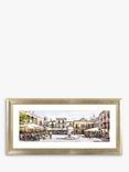 John Lewis Richard Macneil Mediterranean Courtyard Framed Print & Mount, 52 x 128cm, Multi
