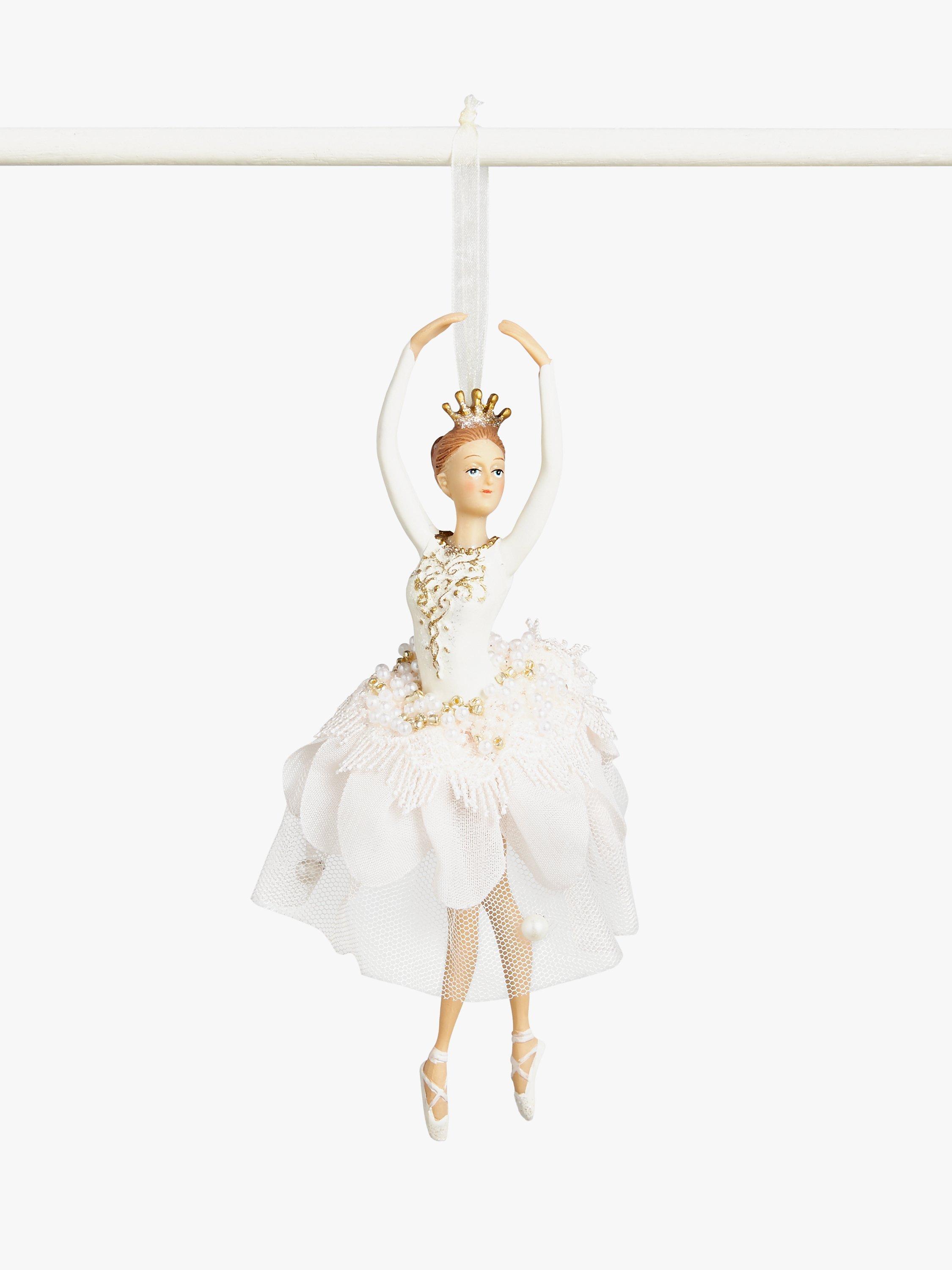John Lewis & Partners Sanctuary Ballerina Tree Decoration, Pink
