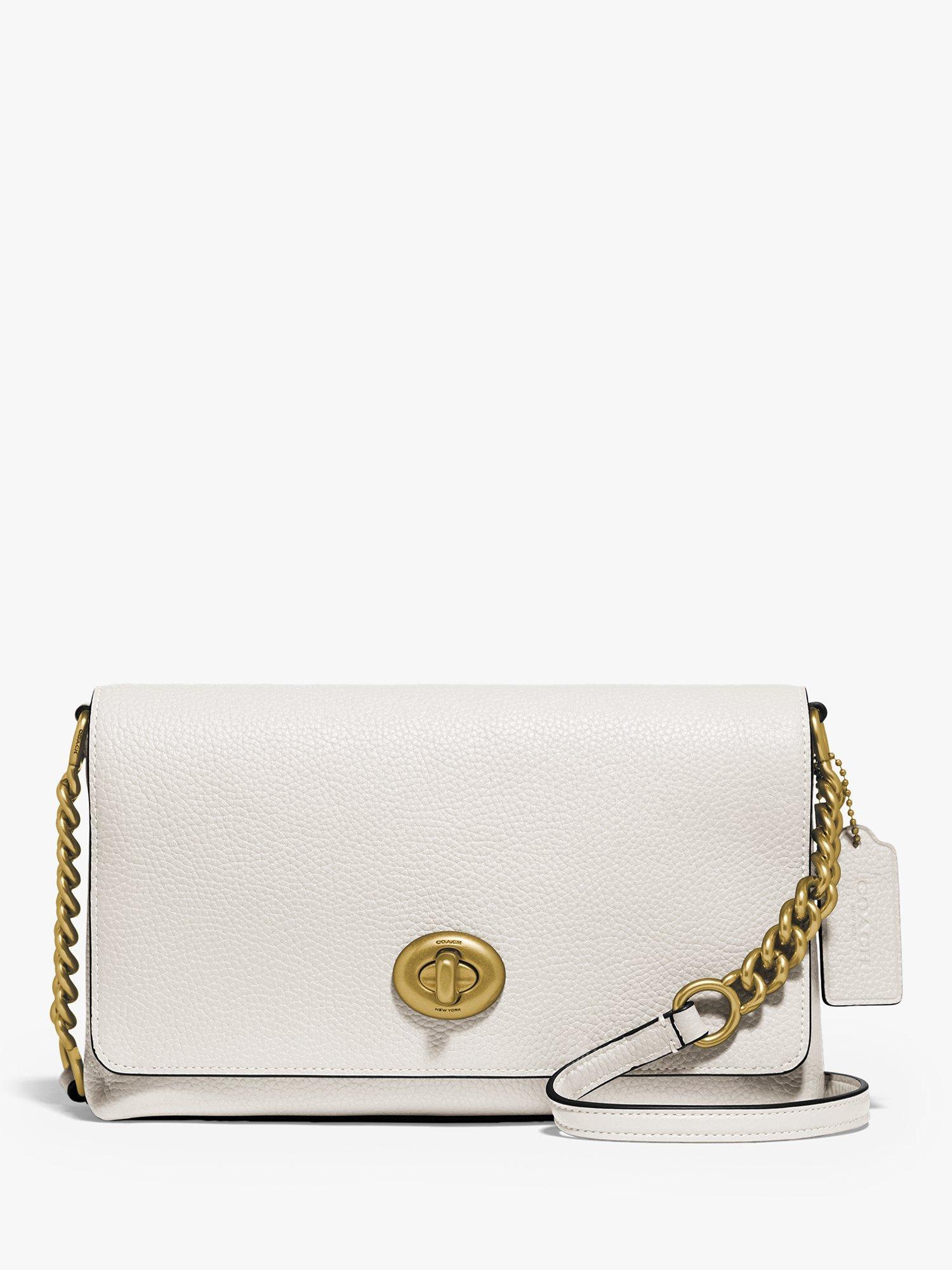 Coach Crosstown Turnlock Leather Cross Body Bag