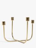 John Lewis Iron 4 Bud Candle Holder