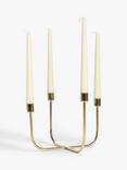 John Lewis Iron 4 Bud Candle Holder