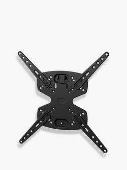 AVF JLP400 Flat Wall Mount for TVs 26" to 65", for Solid & Stud Walls, Black, Black