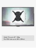 AVF JLP200 Flat Mount for TVs up to 43"