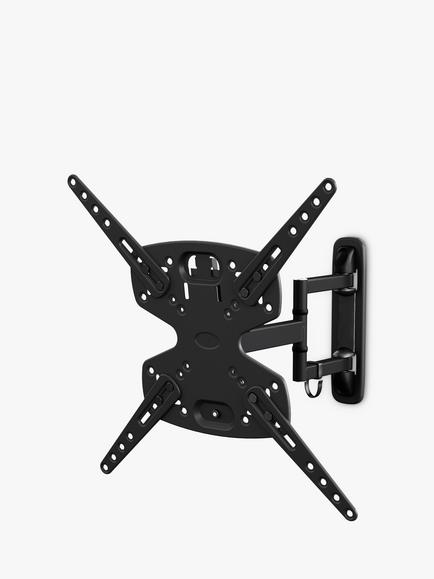 AVF JLP404 Multi Position Wall Mount for TVs 26" to 65", for Solid & Stud Walls, Black, Black