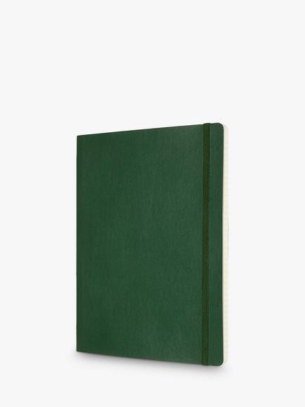 Moleskine Extra Large Soft Cover Ruled Notebook - view 2, Myrtle Green