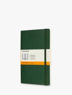 Moleskine Large Soft Cover Ruled Notebook, Myrtle Green