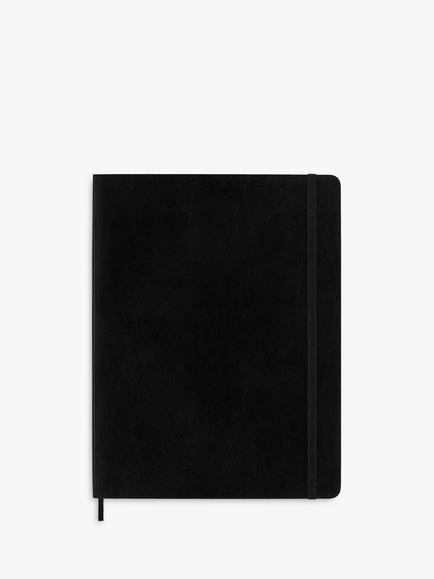 Moleskine Extra Large Dotted Soft Cover Notebook, Black - view 2, Black