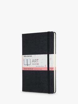 Moleskine Large Art Bullet Notebook, Black, Black