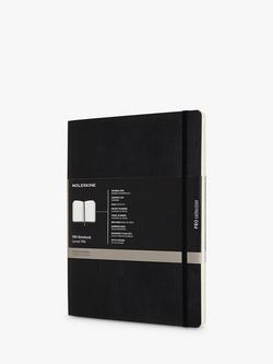 Moleskine Extra Large Soft Cover Pro Notebook, Black, Black