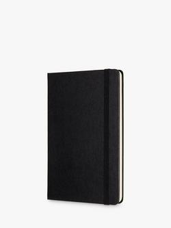Moleskine Medium Hardcover Plain Notebook - view 2, Black