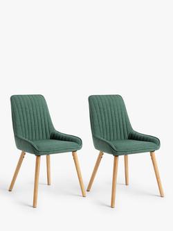 John Lewis Toronto Side Dining Chairs, Set of 2, Moss