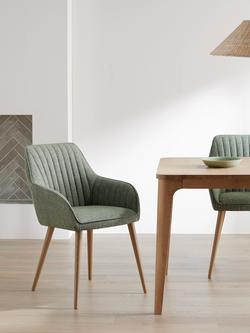 John Lewis Toronto Dining Armchairs, Set of 2 - view 2, Moss