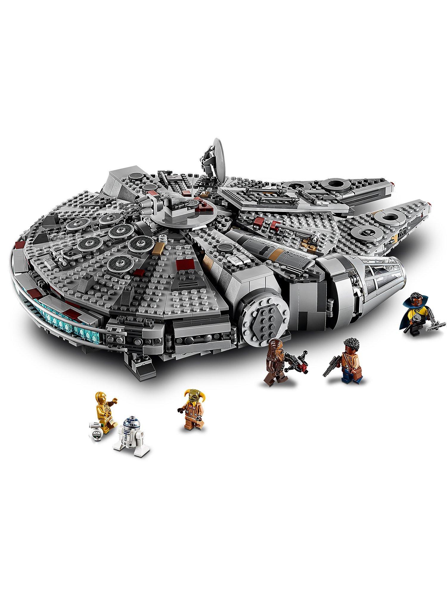 Lego millennium falcon 75257 dimensions sale