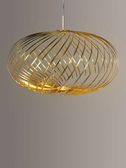 Tom Dixon Spring LED Medium Ceiling Light, Gold/Brass