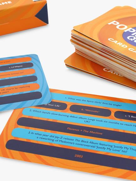 Ginger Fox PopMaster Quiz Game - view 2, Multi
