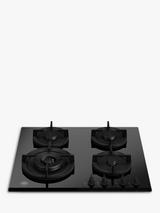 Bertazzoni P604LMODGNE Gas Hob, Black Glass