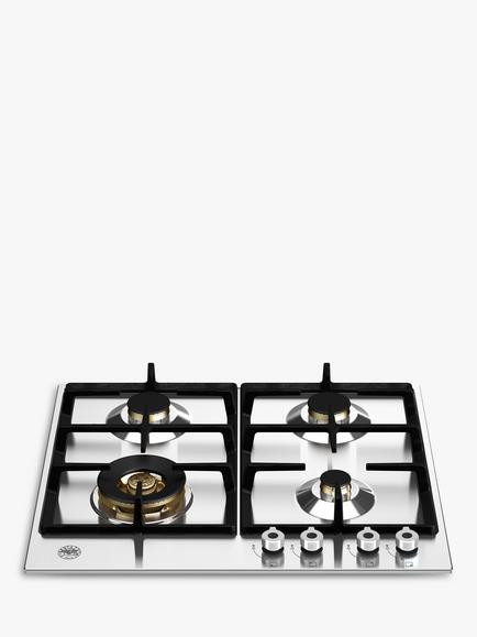 Bertazzoni P604LPROX Gas Hob, Stainless Steel, Stainless Steel